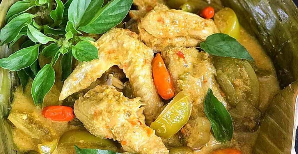 cara buat garang asem ayam bungkus daun pisang